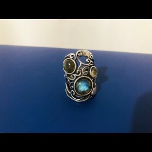 Authentic Silver 925 Moonstone Ring